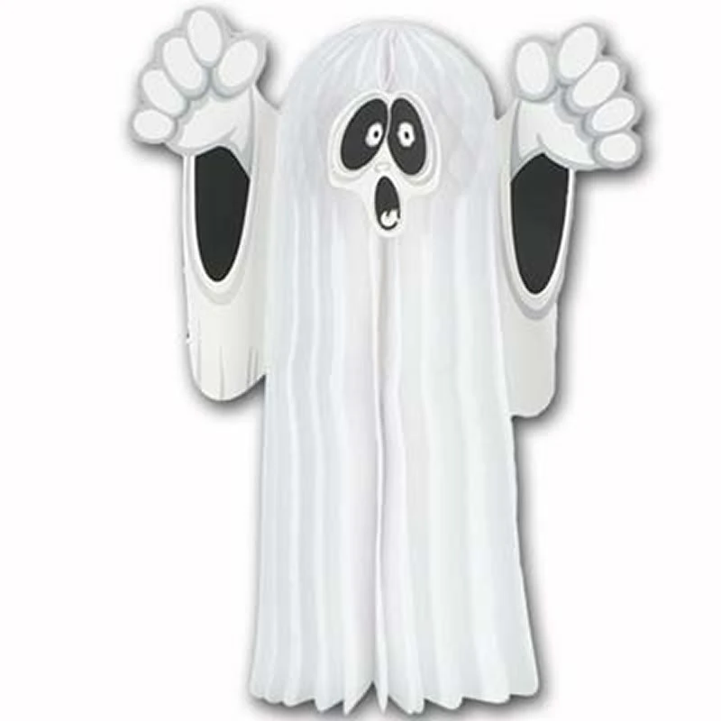 Plush Appeal, LLC Tissue Hanging Ghost 14" (Each) Party Supplies 3 Plush Appeal, LLC Tissue Hanging Ghost 14" (Each) Party Supplies