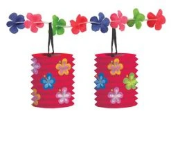Sale Let's Hula! Flowers Lantern Garland With Attachments (Each)