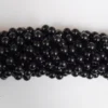 Plush Appeal, LLC 48" 10mm Round Black Mardi Gras Beads 1 Plush Appeal, LLC 48" 10mm Round Black Mardi Gras Beads