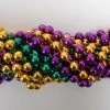 Mardi Gras Spot 60" 10mm Round Metallic Purple, Gold And Green Mardi Gras Beads 1 Mardi Gras Spot 60" 10mm Round Metallic Purple, Gold And Green Mardi Gras Beads