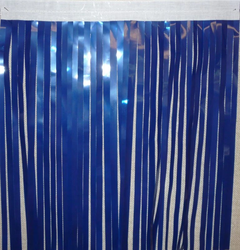 Mardi Gras Spot Petal Paper Dark Blue Vinyl Fringe 14" X 10' (Roll) 3 Mardi Gras Spot Petal Paper Dark Blue Vinyl Fringe 14" X 10' (Roll)