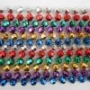Mardi Gras Spot 48" 12mm Cut Metallic 6 Color Mardi Gras Beads