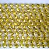 Mardi Gras Spot 48" 12mm Cut Metallic Gold Mardi Gras Beads