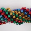 Mardi Gras Spot 60" 12mm Round Metallic 6 Color Mardi Gras Beads - Case (10 Dozen)