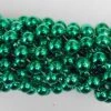 Mardi Gras Spot 72" 12mm Round Metallic Green Mardi Gras Beads