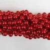 Mardi Gras Spot 72" 12mm Round Metallic Red Mardi Gras Beads 2 Mardi Gras Spot 72" 12mm Round Metallic Red Mardi Gras Beads