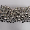 Mardi Gras Spot 60" 14mm Round Metallic Silver Mardi Gras Beads 1 Mardi Gras Spot 60" 14mm Round Metallic Silver Mardi Gras Beads