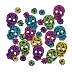 Plush Appeal, LLC Sugar Skull Confetti .5oz (Pack) Party Supplies
