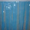 Mardi Gras Spot Sky Blue Vinyl Fringe 14" X 10' (Roll) 1 Mardi Gras Spot Sky Blue Vinyl Fringe 14" X 10' (Roll)