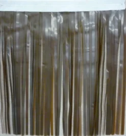 Mardi Gras Spot Brown Vinyl Fringe 14" X 10' (Roll)