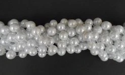 Mardi Gras Spot 72" 18mm Round Pearl White Mardi Gras Beads