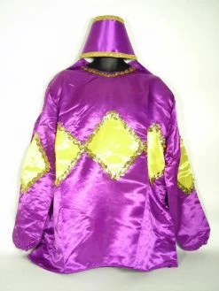 Mardi Gras Spot Party Supplies #1 - Purple And Yellow Costume (Each)