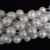 Plush Appeal, LLC 72" 22mm Round Pearl White Mardi Gras Beads