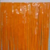 Mardi Gras Spot Petal Paper Orange Vinyl Fringe 14" X 10' (Roll) 1 Mardi Gras Spot Petal Paper Orange Vinyl Fringe 14" X 10' (Roll)