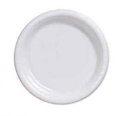 Sale 7" White Plate (Pack Of 20)
