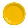 Sale Party Supplies 9" Yellow School Bus Plate (Pack Of 20)