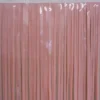 Mardi Gras Spot Petal Paper LIGHT PINK VINYL FRINGE 15 INCH X 10 FEET (Pack)