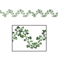 Sale Party Supplies Gleam N Flex Shamrock Wire Garland 25' (Each)