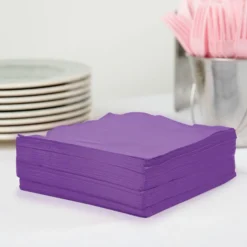 Sale Purple Luncheon Napkin (Pack Of 50)