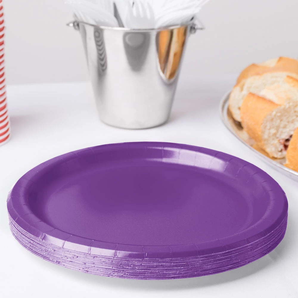 Sale Tableware Purple Plate 9" (Pack Of 24) Sale Tableware Purple Plate 9" (Pack Of 24)