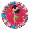 Mardi Gras Spot Tableware Let's Hula! Dinner Plate 9" (Pack Of 8) 2 Mardi Gras Spot Tableware Let's Hula! Dinner Plate 9" (Pack Of 8)