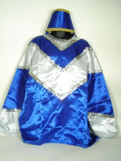 Mardi Gras Spot #4 - Navy Blue Costume With Gray Trim (Each) 11 Mardi Gras Spot #4 - Navy Blue Costume With Gray Trim (Each)