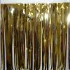 Mardi Gras Spot Gold Metallic Fringe 14 Inch X 10 Feet (Roll)