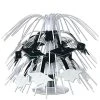 Sale Mini Grad Cap Cascade Centerpiece - Black And White 7.5" (Each) Party Supplies 1 Sale Mini Grad Cap Cascade Centerpiece - Black And White 7.5" (Each) Party Supplies