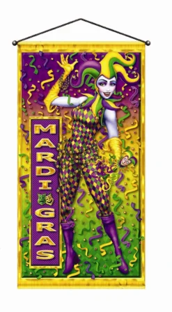 Plush Appeal, LLC Party Supplies Mardi Gras Door / Wall Panel 30" X 5' (Each)