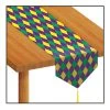 Plush Appeal, LLC Party Supplies Mardi Gras Table Runner 11" X 6' (Each) 2 Plush Appeal, LLC Party Supplies Mardi Gras Table Runner 11" X 6' (Each)