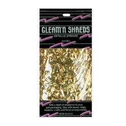 Plush Appeal, LLC Party Supplies Gold Gleam N Shreds Metallic Strands 1.5oz (Pack)