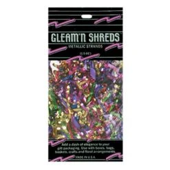 Sale Multicolor Gleam N Shreds Metallic Strands 1.5oz (Pack)
