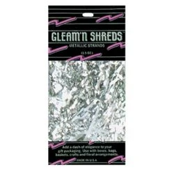Plush Appeal, LLC Silver Gleam N Shreds Metallic Strands 1.5oz (Pack) Party Supplies