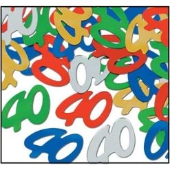 Sale Silhouettes Fanci-Fetti "40" .5oz (Pack)