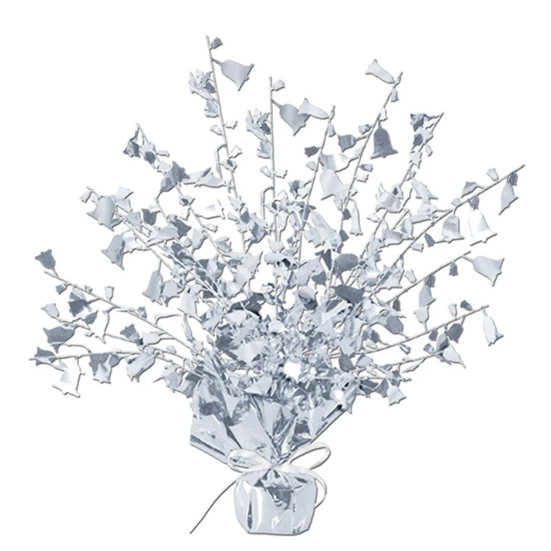 Sale Anniversary Gleam N Burst Centerpiece Silver 15" (Each) 3 Sale Anniversary Gleam N Burst Centerpiece Silver 15" (Each)