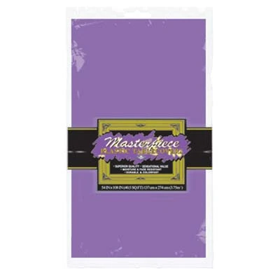 Mardi Gras Spot Party Supplies Purple Plastic Round Table Cover 84" (Each) 3 Mardi Gras Spot Party Supplies Purple Plastic Round Table Cover 84" (Each)