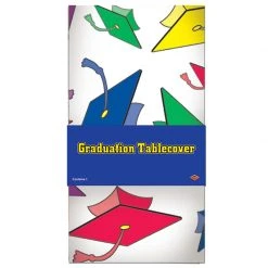Plush Appeal, LLC Graduation Table Cover 54" X 108" (Each) Party Supplies