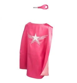 Sale Pink Wonder Star Super Hero Cape (Each)