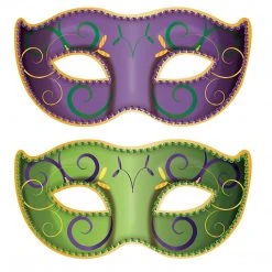Plush Appeal, LLC Party Supplies Jumbo Mardi Gras Mask Cutout 3' 1" (Each)