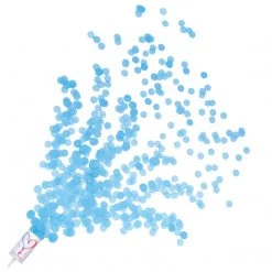 Sale Blue Gender Reveal Push-Up Confetti Popper (Pack Of 8) Party Supplies