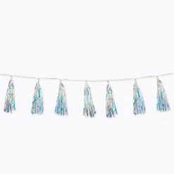 '- No Manufacturer - Party Supplies Iridescent Tassel Garland 8' X 13.5" (Each)