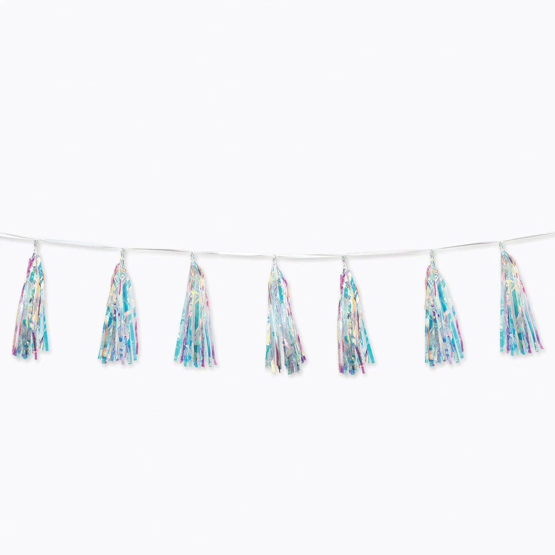'- No Manufacturer - Party Supplies Iridescent Tassel Garland 8' X 13.5" (Each) 3 '- No Manufacturer - Party Supplies Iridescent Tassel Garland 8' X 13.5" (Each)