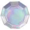 Plush Appeal, LLC Party Supplies Iridescent Decagon Plate 9" (Pack Of 8) 2 Plush Appeal, LLC Party Supplies Iridescent Decagon Plate 9" (Pack Of 8)