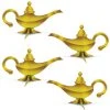 Plush Appeal, LLC 3-D Foil Genie Lamp Cutout 14.75" X 7.75" (Pack Of 4) 1 Plush Appeal, LLC 3-D Foil Genie Lamp Cutout 14.75" X 7.75" (Pack Of 4)