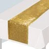 Plush Appeal, LLC Party Supplies Gold Sequin Table Runner (Each) 1 Plush Appeal, LLC Party Supplies Gold Sequin Table Runner (Each)