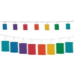 Plush Appeal, LLC Rainbow Lantern Garland 12' (Each)