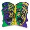 Plush Appeal, LLC 3-D Glittered Mardi Gras Centerpiece 8.5" (Each) Tableware 1 Plush Appeal, LLC 3-D Glittered Mardi Gras Centerpiece 8.5" (Each) Tableware