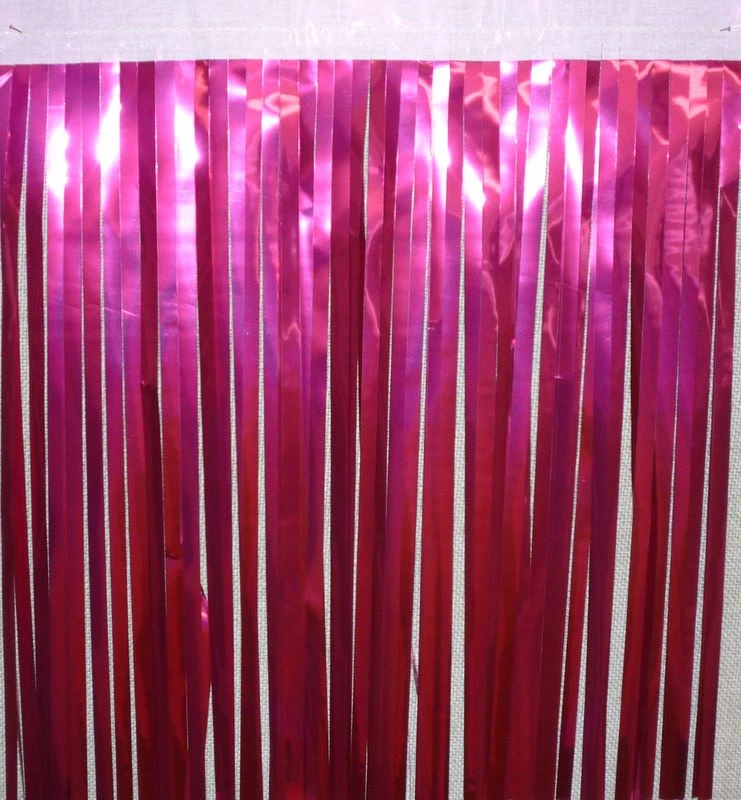 Mardi Gras Spot Cerise Metallic Fringe 14 Inch X 10 Feet (Roll) 3 Mardi Gras Spot Cerise Metallic Fringe 14 Inch X 10 Feet (Roll)