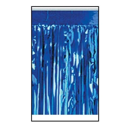 Mardi Gras Spot 15" X 10' Metallic Blue Frings (Pack) 3 Mardi Gras Spot 15" X 10' Metallic Blue Frings (Pack)