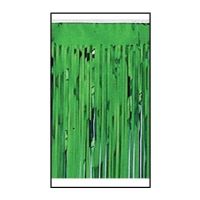 Mardi Gras Spot Metallic Green Fringe 15" X 10' (Pack) Party Supplies 3 Mardi Gras Spot Metallic Green Fringe 15" X 10' (Pack) Party Supplies
